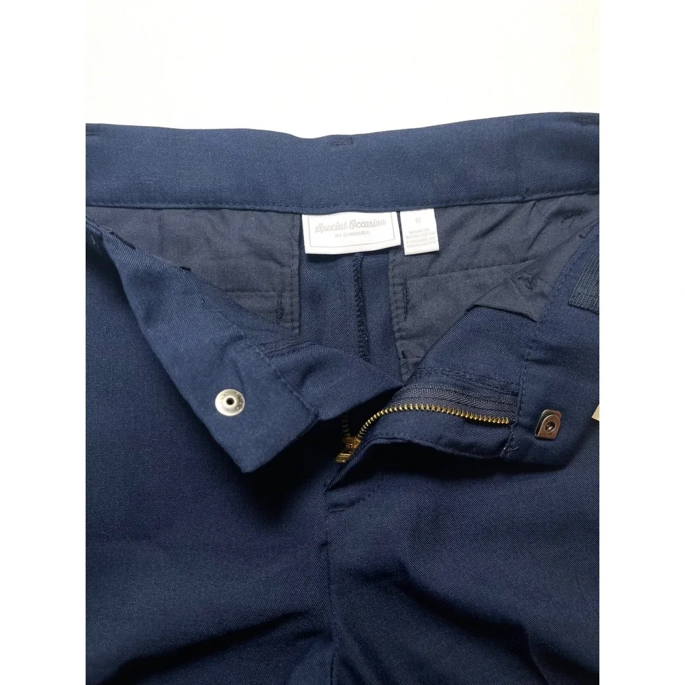 Gymboree Boys Size 8 Navy Blue Special Occasion Dress Pants NWT Trousers 0314